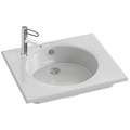 0 Комплект ODEON RIVE Мебель для раковины-столешницы, 60 см с раковиной EXBA112-Z-00 EB2520-R5-N18+EXBA112-Z-0