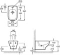 Struktura Биде подвесное 54*34 с отв.для смесителя, белый EMC0002-00