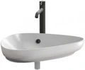EVI102-00 NOUVELLE V Накладная раковина-чаша, 56х40 см, белая EVI102-00