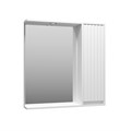 BALATON - 80 Зеркало-шкаф правый, белый BAL-04080-01-П