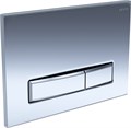 KDI-0000023 (009B) Панель смыва Slim  Хром глянец  (клавиша прямоугольная) KDI-0000023