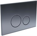 KDI-0000039 (023C) Панель смыва нержавеющая сталь, цвет Серый графит (клавиши круглые) KDI-0000039
