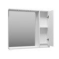 BALATON - 90 Зеркало-шкаф правый, белый BAL-04090-01-П