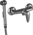 "PRAMEN" Смеситель настенный с гигиеническим душем, хром LM3318C