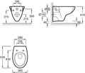 Patio  подвесной унитаз без обода EDV102-00