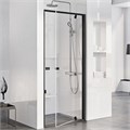 Душевая дверь Pivot PDOP1-90 черный + транспарент 03G70300Z1