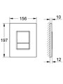 PNN-0000005 (025DQ) Панель смыва Черная матовая для INSP-0000002 Pneumo N PNN-0000005