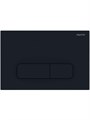 PNS-0000010 (002DQ) Панель смыва Черная матовая для INSP-0000001 Pneumo S (клавиши прямоугольная) PNS-0000010