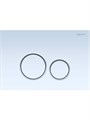 PNS-0000011 (005AQ) Панель смыва Белая ободок хром для INSP-0000001 Pneumo S (клавиши квадрат) PNS-0000011