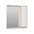 BALATON - 75 Зеркало-шкаф правый, комб. бежев. BAL-04075-03-01П