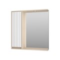 BALATON - 80 Зеркало-шкаф левый, комб. бежев. BAL-04080-03-01Л