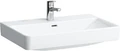 PRO S  Раковина 700 x 465 x 95 mm, 1 отверстие для смесителя по центру, цвет белый 8.1096.7.000.104.1