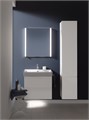 PRO S  Раковина 700 x 465 x 95 mm, 1 отверстие для смесителя по центру, цвет белый 8.1096.7.000.104.1