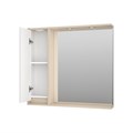 BALATON - 90 Зеркало-шкаф левый, комб. бежев. BAL-04090-03-01Л
