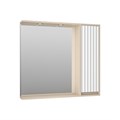 BALATON - 90 Зеркало-шкаф правый, комб. бежев. BAL-04090-03-01П