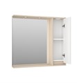 BALATON - 90 Зеркало-шкаф правый, комб. бежев. BAL-04090-03-01П