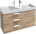 RYTHMIK  (замена Vivienne 120 см EXBK112-00) Двойная подвесная раковина-столешница 120*46 EXM112-Z-00