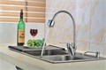 Смеситель одноручный (35мм) для кухни с гибким изливом, хром S35-26