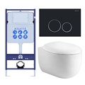 SET AQUATEK АЛЬТАИР-020 4в1 (рама AQUATEK Standard INS-0000012+крепеж KKI-0000002+клавиша KDI-0000020+унитаз АЛЬТАИР AQ1980-00 с тонким сиденьем soft- SET AQUATEK АЛЬТАИР cm-020 4в1