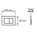 Set AQUATEK АМАДЕО (рама AQUATEK Standard INS-0000012 с звукоиз.прокладкой+крепеж KKI-0000002+кнопкаKDI-0000009+унитаз АМАДЕО AQ1163-00+крышка-сиденье SET AQUATEK АМАДЕО-009 4в1