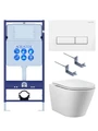 (рама AQUATEK Standard INS-0000012+ крепёж KKI-0000002+ кнопка KDI-0000061+Унитаз-компакт подвесной AQ1904T-00 TORNADO SET AQUATEK ВЕГА T/KDI-061