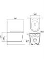 (рама AQUATEK Standard INS-0000012+ крепёж KKI-0000002+ кнопка KDI-0000061+Унитаз-компакт подвесной AQ1904T-00 TORNADO SET AQUATEK ВЕГА T/KDI-061