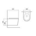 (рама AQUATEK Standard INS-0000012 с клавишей KDI-0000017 и крепежом KKI-0000002+унитаз ВЕГА AQ1905-00 с тонким сиденьем sc SET AQUATEK ВЕГА-1905-017