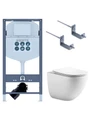 (рама AQUATEK Standard INS-0000023+ крепление KKI-0000002 +унитаз AQ1993T-00 ГЕЛИОС + с тонким сиденьем soft-close SET AQUATEK ГЕЛИОС INS23