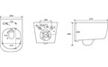 (рама AQUATEK Standard INS-0000012+ кркпеж KKI-0000002+клавиша KDI-0000016+унитаз ДИВА AQ2012-00 с тонким сиденьем soft-close SET AQUATEK ДИВА-016 4в1