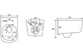 SET AQUATEK ДИВА-023 4в1 (рама AQUATEK Standard INS-0000012+ кркпеж KKI-0000002+клавиша KDI-0000023+унитаз ДИВА AQ2012-00 с тонким сиденьем soft-close SET AQUATEK ДИВА 4в1