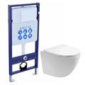 SET AQUATEK ЕВРОПА (рама AQUATEK Standard INS-0000012(без клавиши и крепежа)+унитаз ЕВРОПА AQ1900-00 с тонким сиденьем soft-close SET AQUATEK ЕВРОПА cm
