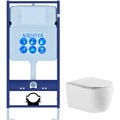 SET AQUATEK ЕВРОПА (рама AQUATEK Standard INS-0000012(без клавиши и крепежа)+унитаз ЕВРОПА AQ1900-00 с тонким сиденьем soft-close SET AQUATEK ЕВРОПА cm