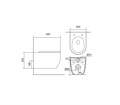 Set AQUATEK ЕВРОПА (рама AQUATEK Standard INS-0000012+звукоизоляционная прокладка+унитаз ЕВРОПА AQ1106-00+тонкое сиденье с механизмом плавного закрыва Set AQUATEK ЕВРОПА New cm