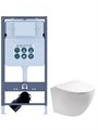 SET AQUATEK ЕВРОПА (рама AQUATEK Standard INSP-0000001 (без клавиши и крепежа)+унитаз ЕВРОПА AQ1900T-00 с тонким сиденьем soft-close SET AQUATEK ЕВРОПА-INSP01