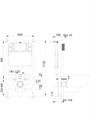 (рама AQUATEK Standard INS-0000012+KKI-0000002+KDI-0000017+унитаз ЕВРОПА AQ1901-MB с тонким сиденьем soft-close) SET AQUATEK ЕВРОПА MB-017 4в1