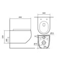 (рама AQUATEK Standard INS-0000012(без клавиши)+крепеж KKI-0000002+унитаз ЕВРОПА AQ1900T-00 с тонким сиденьем soft-close SET AQUATEK ЕВРОПА T-KKI2