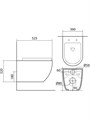 (рама AQUATEK INS-0000025 +крепление KKI-0000002 +кнопка KDI-0000068 +унитаз AQ1901-00 +тонкое сиденье sc) SET AQUATEK ЕВРОПА-068 4в1