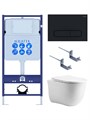Set AQUATEK КЛАССИК cm (рама AQUATEK Standard INS-0000012 с звукоиз.прокладкой+крепеж KKI-0000002+кнопкаKDI-0000025+унитаз КЛАССИК AQ1112-00 с крышкой SET AQUATEK КЛАССИК cm-025 4в1