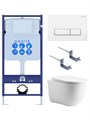 Set AQUATEK КЛАССИК cm (рама AQUATEK Standard INS-0000012 с звукоиз.прокладкой+крепеж KKI-0000002+кнопкаKDI-0000061+унитаз КЛАССИК AQ1112-00 с крышкой SET AQUATEK КЛАССИК cm-061 4в1