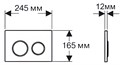 SET AQUATEK ЛЕЯ Т (рама AQUATEK Standard INS-0000012, клавиша KDI-0000035 ,KKI-0000002 крепёж+унитаз ЛЕЯ AQ1199T-00 с тонким сиденьем soft-close SET AQUATEK ЛЕЯ Т-035 4в1