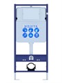 (рама AQUATEK Standard INS-0000012+крепёж KKI-0000002+клавиша KDI-0000011+унитаз ЛИБЕРТИ AQ1999T-00 с тонким сиденьем sc) SET AQUATEK ЛИБЕРТИ-011 4в1