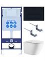 (рама AQUATEK Standard INS-0000012+крепёж KKI-0000002+клавиша KDI-0000017+унитаз ЛИБЕРТИ AQ1999T-00 с тонким сиденьем sc) SET AQUATEK ЛИБЕРТИ-017 4в1