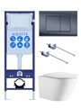 (рама AQUATEK INS-0000017+крепёж KKI-0000001+клавиша KDI-0000033+унитаз ЛИБЕРТИ AQ1999T-00 с тонким сиденьем sc) SET AQUATEK ЛИБЕРТИ-033 KKI-1