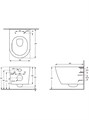 (рама AQUATEK Standard INS-0000012+крепёж KKI-0000002+клавиша KDI-0000034 +унитаз ЛИБЕРТИ AQ1999T-00 с тонким сиденьем sc) SET AQUATEK ЛИБЕРТИ-034 4в1
