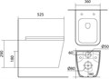 (рама AQUATEK Standard INS-0000012+кпереж KKI-0000002+унитаз ЛИБРА New AQ0530N-00 с тонким сиденьем soft-close SET AQUATEK ЛИБРА N KKI2