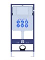 (рама AQUATEK Standard INS-0000012(без клавиши и крепежа)+унитаз ЛИБРА AQ1505T-00 с тонким сиденьем soft-close TORNADO) SET AQUATEK ЛИБРА T