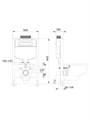 рама Standard INS-0000018+унитаз AQ1505T-00 с тонким сиденьем soft-close+крепление KKI-0000002 +кнопка TDI-0000002 SET AQUATEK ЛИБРА T-TDI002