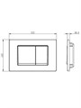 рама Standard INS-0000018+унитаз AQ1505T-00 с тонким сиденьем soft-close+крепление KKI-0000002 +кнопка TDI-0000004 SET AQUATEK ЛИБРА T-TDI004