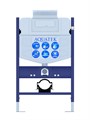 рама Standard INS-0000018+унитаз AQ1505T-00 с тонким сиденьем soft-close+крепление KKI-0000002 +кнопка TDI-0000004 SET AQUATEK ЛИБРА T-TDI004