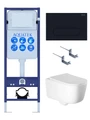 (рама AQUATEK INS-0000017+ кркпеж KKI-0000002+клавиша KDI-0000017+унитаз ЛУГАНО AQ2002-00 с тонким сиденьем soft-c SET AQUATEK ЛУГАНО-017/INS17